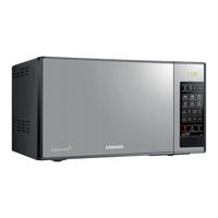 Samsung GE83X Bedienungsanleitung Mit Zubereitungshinweisen