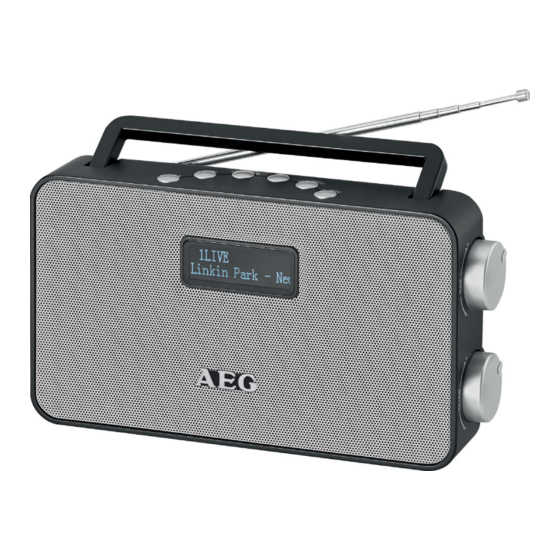 AEG DAB+ 4153 Handbücher
