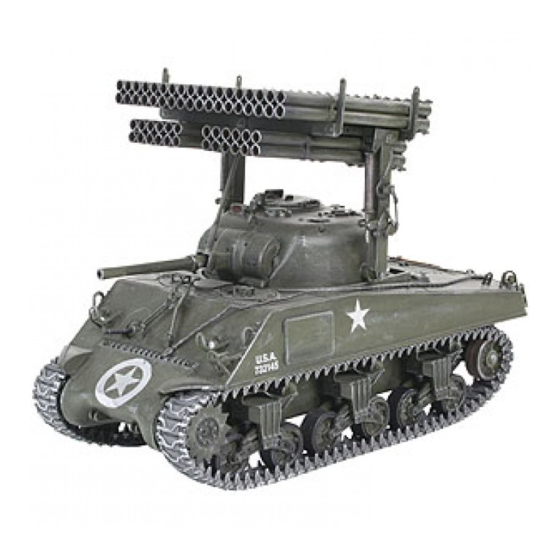 REVELL M4A3 Sherman &
T-34 Calliope Raketenwerfer Handbücher
