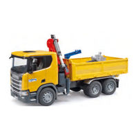 Bruder Scania Super 560R Baustellen-LKW Kurzanleitung