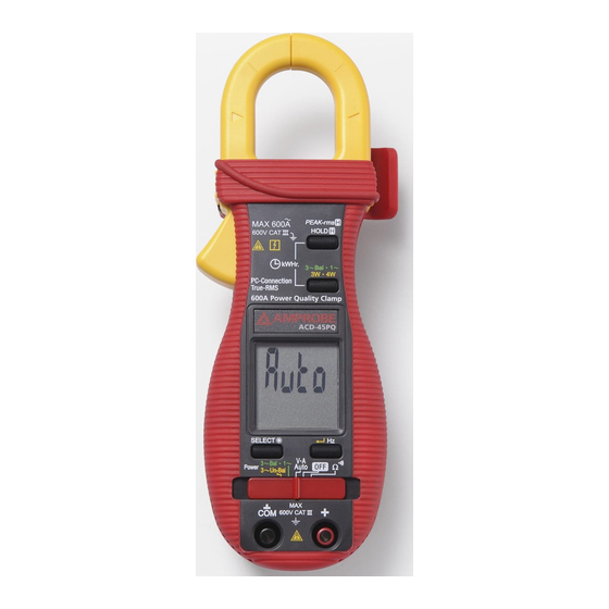 Amprobe ACD-45PQ Handbücher
