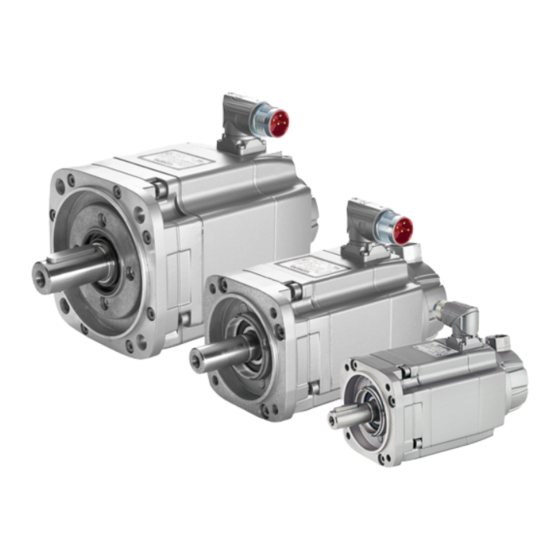 Siemens SIMOTICS 1FK7 G2 Handbücher
