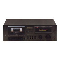 Technics RS-M33 Serviceanleitung