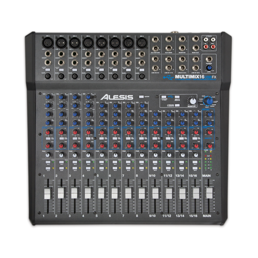 Alesis MULTIMIX 16 USB FX Handbücher