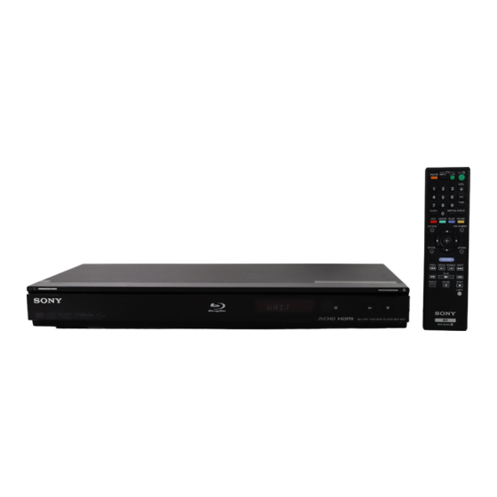 Sony BDP-S360 Handbücher