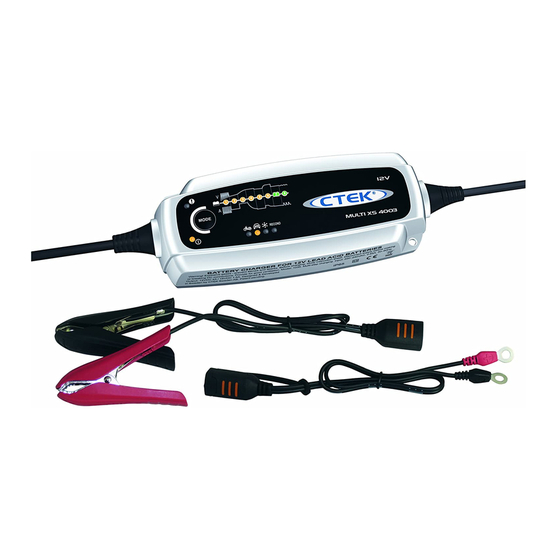 CTEK MULTI XS 4003 KURZANLEITUNG Pdf-Herunterladen | ManualsLib
