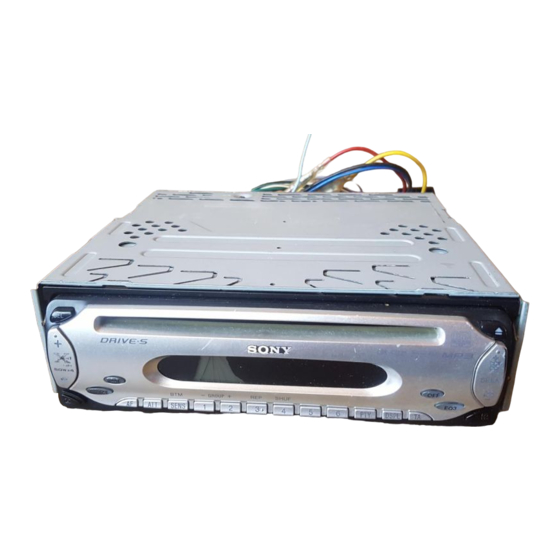 Sony CDX-S2220 Handbücher