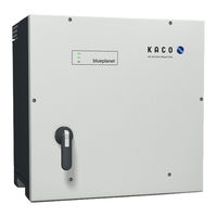 Kaco blueplanet 137 TL3 Handbuch