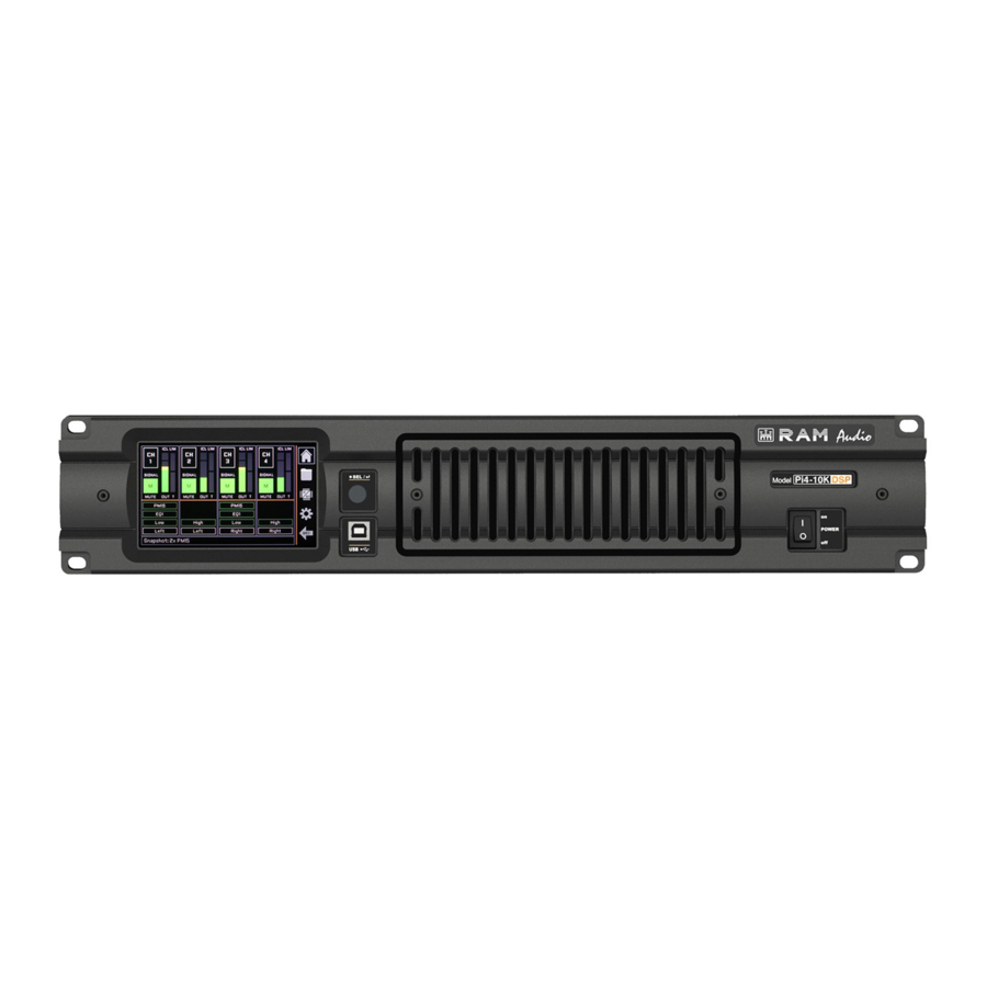 RAM Audio Pi Serie Handbücher