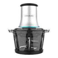 Cecotec CHOPBEAT 2000 VINDALOO GLASS Bedienungsanleitung