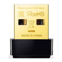 Tp-Link Archer T2U Nano Bedienungsanleitung