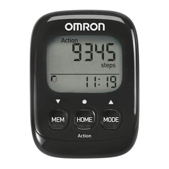 Omron HJ-325 Handbücher