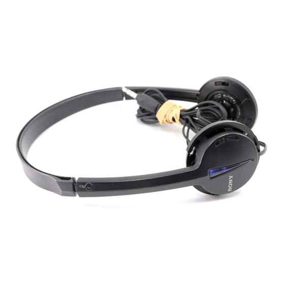 Sony mdr-210lp Handbücher