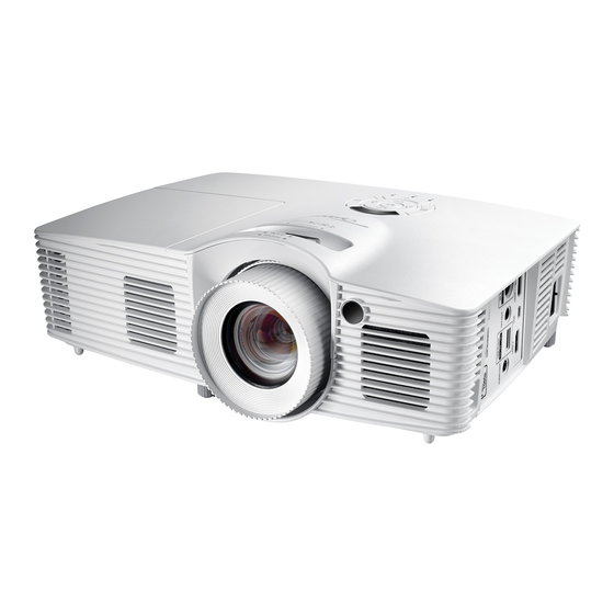 Optoma HD39Darbee Handbücher