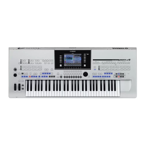 Yamaha Tyros 4 Handbücher