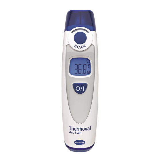 Hartmann Thermoval Duo Scan Handbücher
