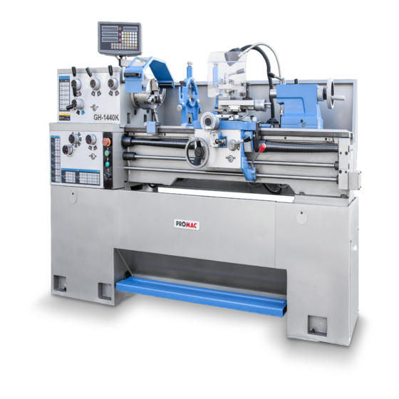 Promac GH-1440K-T Handbücher