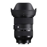 Sigma 24-70mm F2.8 DG OS HSM Bedienungsanleitung