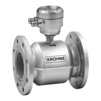 Krohne WATERFLUX 3000 Handbuch