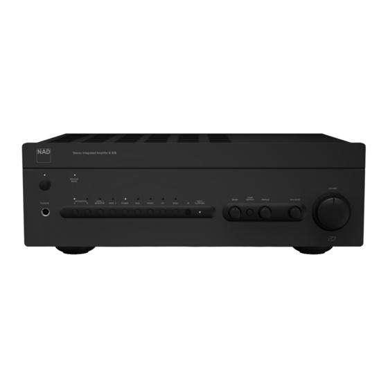 NAD C 372 Handbücher