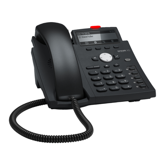 Snom D315 Handbücher