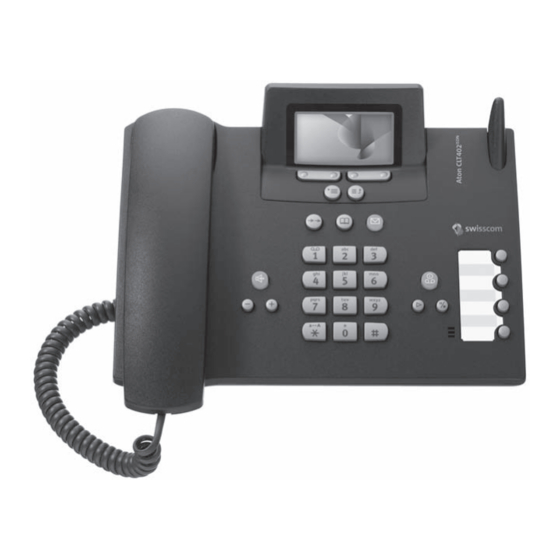 Swisscom Aton CLT402 ISDN Handbücher