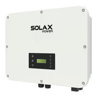 SolaX Power X3-ULTRA 25 kW Benutzerhandbuch