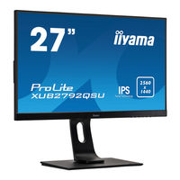 Iiyama ProLite XUB2792QSU Bedienungsanleitung