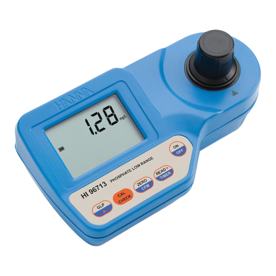 Hanna Instruments HI 96713 Handbücher