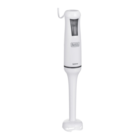 Black+Decker BXHB500E Handbücher