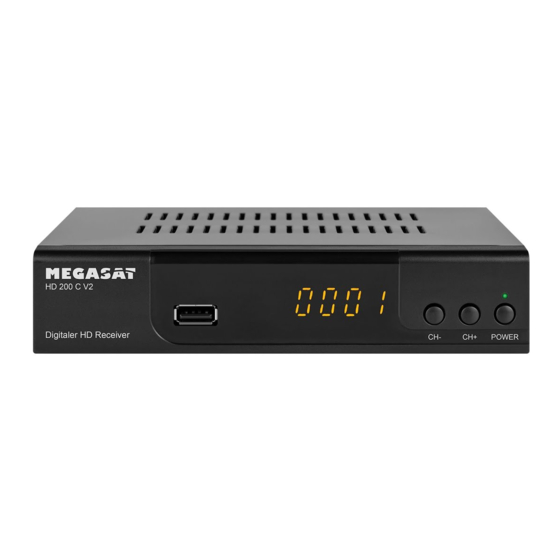 Megasat HD 200 C Handbücher