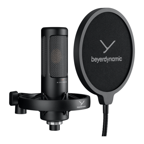 Beyerdynamic M PRO X Serie Handbücher