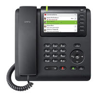 Unify OpenScape Desk Phone CP600 Installations- Und Kurzanleitung