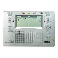 Korg tm-40 Bedienungsanleitung