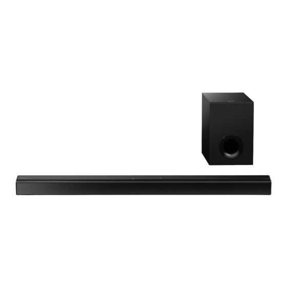 Sony HT-CT80 Handbücher