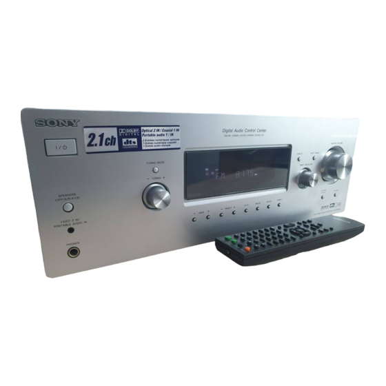 Sony STR-DG300 Handbücher