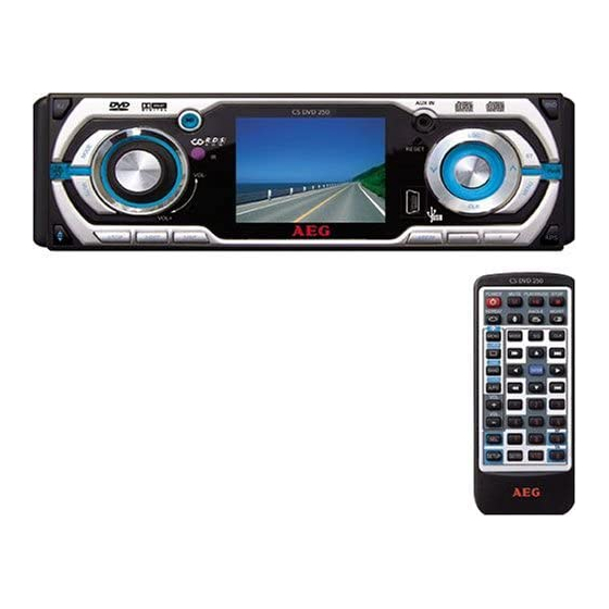 AEG cs dvd 250 Handbücher
