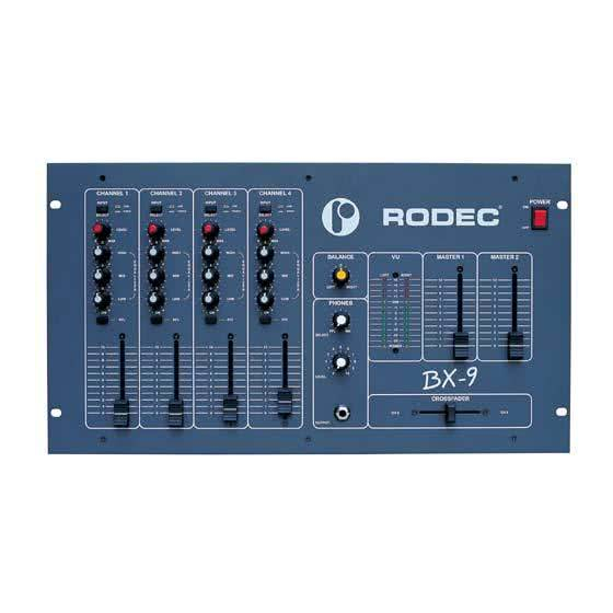Rodec BX-9 Handbücher