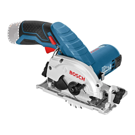 Bosch GKS 12V-26 Handbücher
