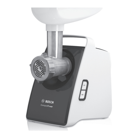 Bosch MFW3520W Handbücher
