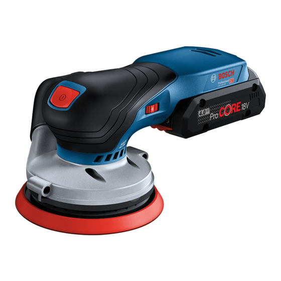 Bosch GEX 18V-125 Professional Handbücher