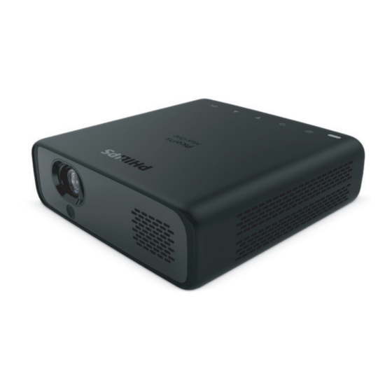 Philips PicoPix Max One PPX520 Handbücher