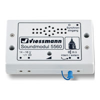 Viessmann 5559 Bedienungsanleitung