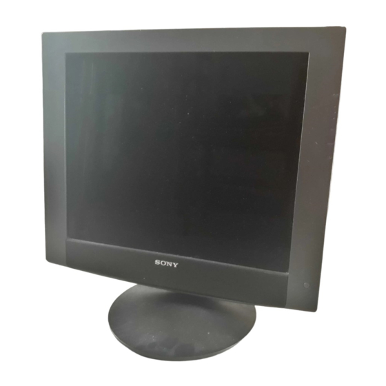 Sony SDM-HX75 Handbücher