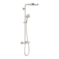 Hansgrohe Raindance Select S 300 2jet Showerpipe Gebrauchsanleitung, Montageanleitung