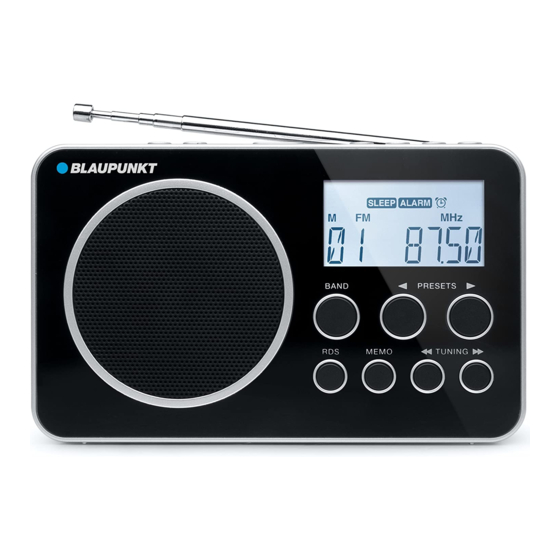 Blaupunkt BDR-500 Handbücher