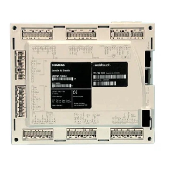 Weishaupt W-FM 200 Handbücher