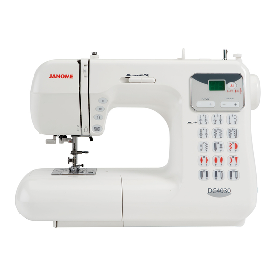 Janome dc 4030 Handbücher