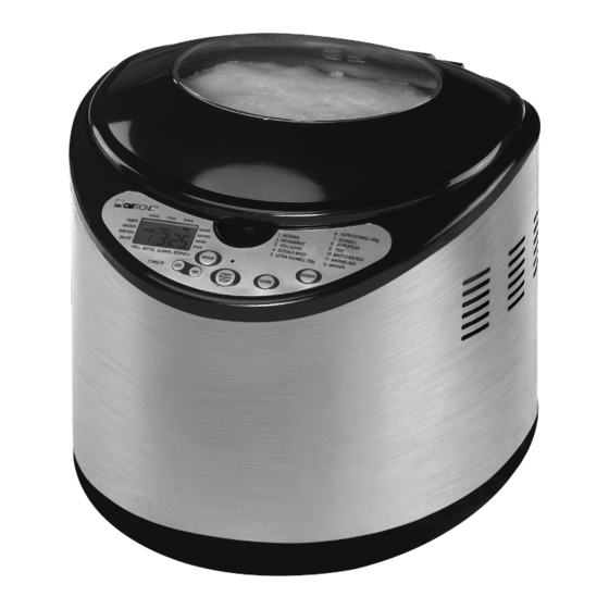 Clatronic bba 2785 Handbücher