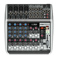 Behringer XENYX QX1202USB Bedienungsanleitung